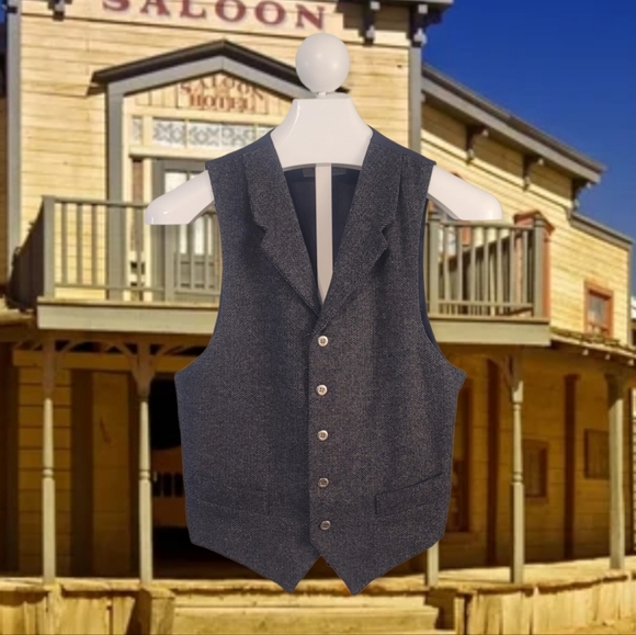 Western Gray Vest - Picture 1 of 4